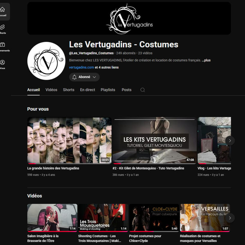 Youtube - Les Vertugadins Youtube - Les Vertugadins